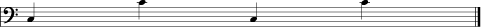 Figure 3. The octave shape for C