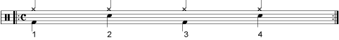 Figure 1. Use of repeat signs