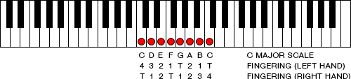 Figure 5. C Major scale