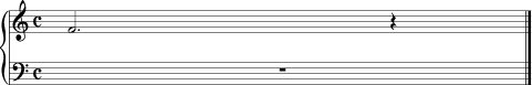 Figure 17. Dotted half note.